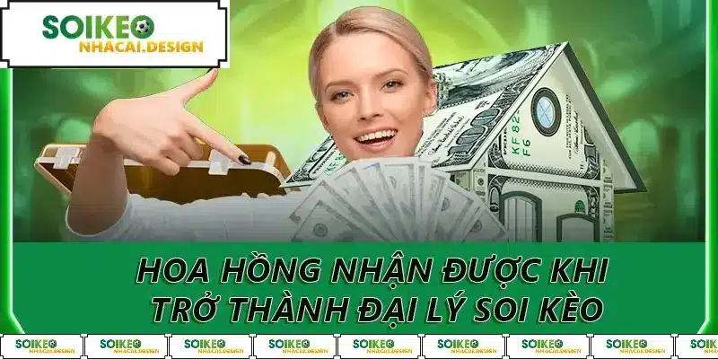 Hoa hồng nhận được khi trở thành đại lý soi kèo