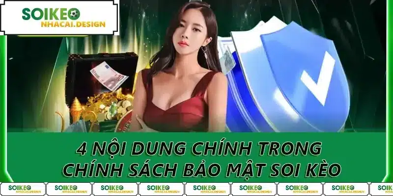 4 nội dung chính trong chính sách bảo mật Soi Kèo